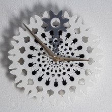 clockgearpattern home decor wall clock gears decorative decoration 3d print model - Mito3D