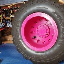 clod buster beadlock wheel tamiya offset stock just fits 3d print model - Mito3D
