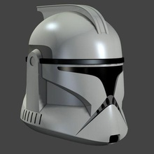 capacete de clone fase 1 a moda estrela guerras cosplay 3d print model - Mito3D