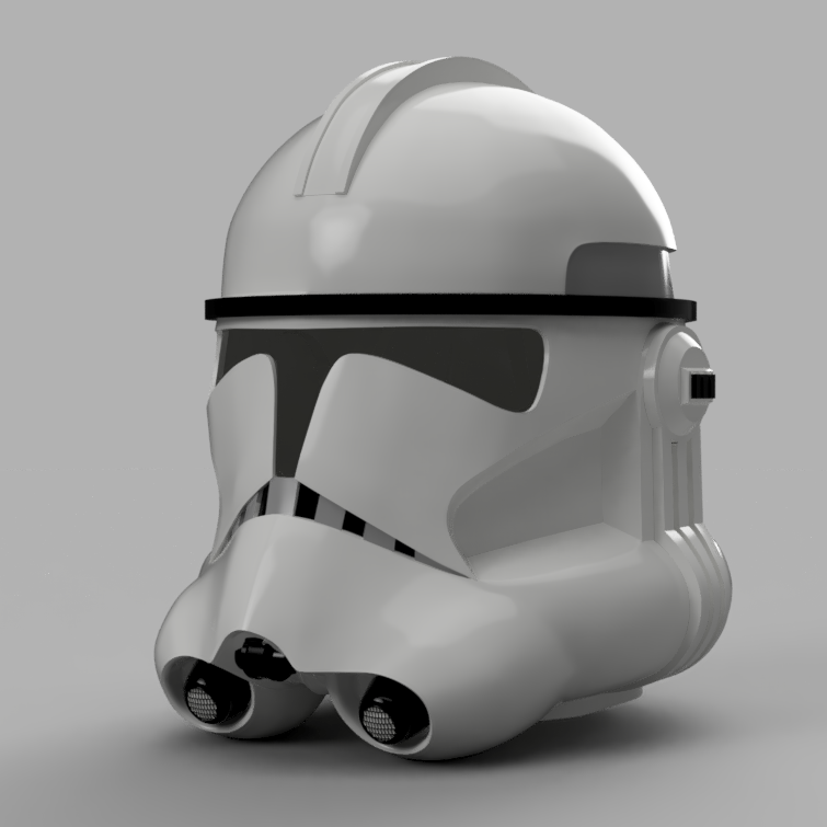 clone trclone trooper helmet phase 2 star wars 2718242ooper Art 3D print model - Mito3D