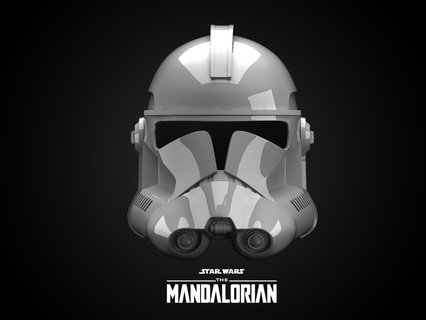 cloner soldat casque Kenobi andor mandalorien guerres 3d print model - Mito3D