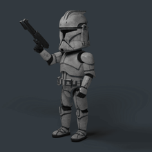 clone trooper game mandalorian jedi collectible toy figure action art star trooper wars clone joda baby