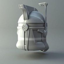 clonetrooper casco universo di star wars vari le guerre trooper la maschera clone 3d print model - Mito3D