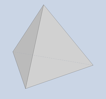 cerrado abierto tetraedro 3d print model - Mito3D
