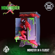 closet mimic fantasy god monster rpg wargames evil tongue dungeon dnd pathfinder tabletopgames foundry crippled cfg monstrober octoberchallenge 3d print model - Mito3D