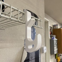 closetmaid shelf hangers organization 3d print model - Mito3D