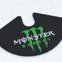 fermeture dosenverschluss mit monstre logo 3d print model - Mito3D