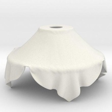 cloth lamp 5 light fabric pendant hanging 3d print model - Mito3D