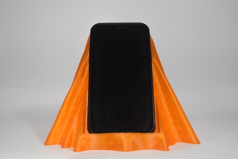kumaş telefon ayakta durmak Kulp destek sıra masaüstü masa çalışma alanı magsafe mag kasa kablosuz şarj cihazı Vesika dekor iş dizüstü bilgisayar 3d print model - Mito3D