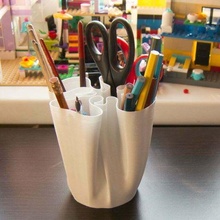 tissu vase décor Accueil maison crayon titulaire soutien vases 3d print model - Mito3D