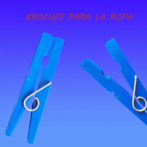 clothes pins tool clothing clothespin clasp brooch gripper tend peg house clamp 3D print model - Mito3D