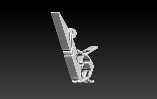 clothespin hair claw Jewelry atrezzo dreadlocks 3d print model - Mito3D