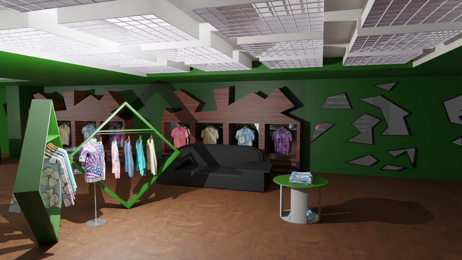 ropa Tienda interior 3D print model - Mito3D