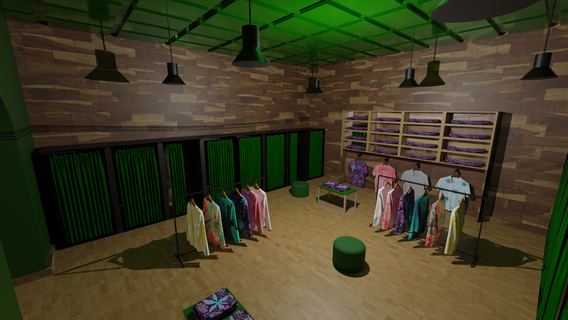 roupas loja interior 3d print model - Mito3D
