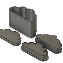 cloud bath bomb mold press tool bathbomb tools 3d print model - Mito3D
