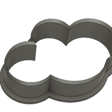 cloud cookie cutter strumento La stampa 3d cookiecutter 3d print model - Mito3D