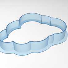 bulut kurabiye kesiciler kesici Gıda bulutlar tatlı koyun 3d print model - Mito3D