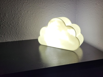 cloud lamp candelabra lithophane mood light sky 3d print model - Mito3D