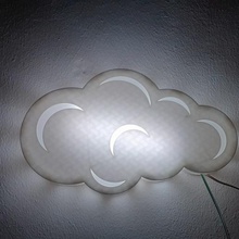 nuage de lumière la nuit maison le cloud lampe modèle fusion360 3d décor 3d print model - Mito3D