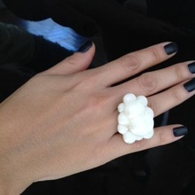 cloud ring jewelry rings fashion anel 3d print model - Mito3D