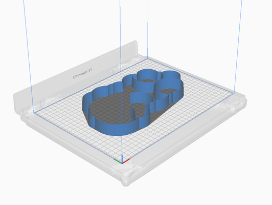 nube forma biscotto taglierina casa cucina domestico arredamento mobilia 3d print model - Mito3D