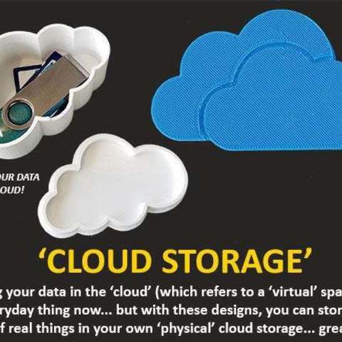 cloud storage home containers workshop work useful unique tech present office novelty novel networking network muzz64 mac lid kitchen jar household holder handy gift geek fun container computing computer cnc machine box apple 3D print model - Mito3D