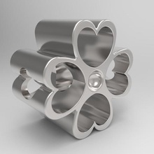 trébol encanto la joyería pandora las pulseras el pulsera mujer 3d print model - Mito3D