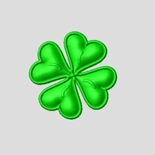 clover 4 leaves home decoration magnet magnets chance 3d print model - Mito3D