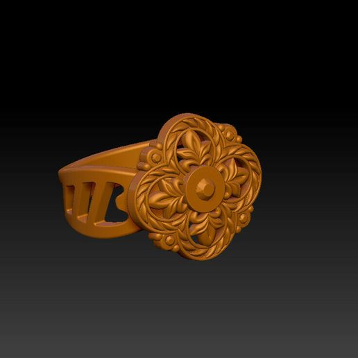 trevo anel 3D print model - Mito3D