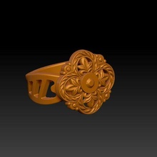 Kleeblatt Ring 3d print model - Mito3D