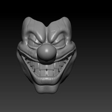 clown Maske verschiedene 3d print model - Mito3D