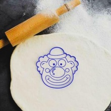 payaso conjunto Galleta cortador gracioso arlequín cocina corte masas pastel cortadores panadería porcelana ceramine arcilla Pastelería marcador marcadores sellos moldes 3d print model - Mito3D