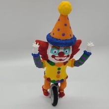 clown unicycle art goofy toy kid kids 3d stl sculpt circus parade dance fun 3d print model - Mito3D