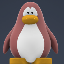 club pingüino impresión juego peguen pinguim disney 3d print model - Mito3D