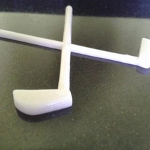 clubs golf Kunst 3d print model - Mito3D