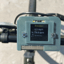 clue pyloton - cycling computer various sport outdoors sensor mount bike adafruit 3d print model - Mito3D