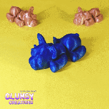 clumsy french bulldog jewelry dog creation buldog flexible flexi links link articulated toy lazy pet animal puppy 3d print model - Mito3D