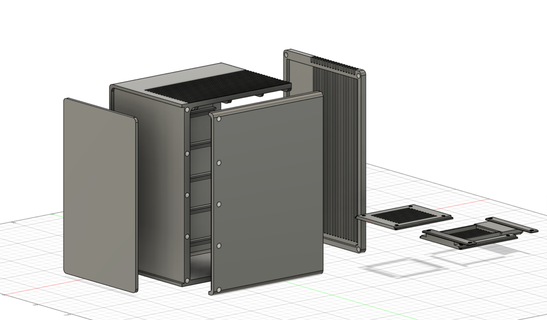 Cluster Himbeere pi 5slots 8ports 2 3 4 Fall Mantel Null 3d Drucken 3d print model - Mito3D