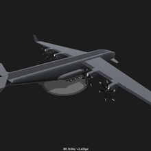 cm-200 Fracht monster Kunst Flugzeug cm 200 cargo Konzept design Militär in der Luftfahrt jet Handwerk 3d print model - Mito3D