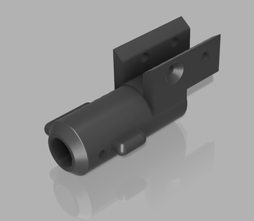 cm041 sd silenciador montagem airsoft m5 arma fogo anexo monte 3d print model - Mito3D