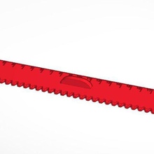 20 cm ruler tool requirement school provision 3d print model - Mito3D