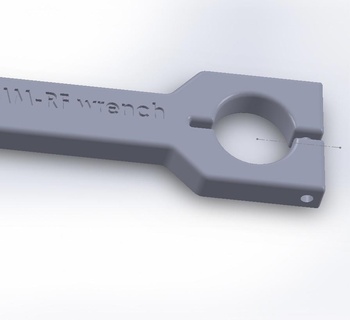 cmm rf herramienta tec Noruega fuego anular silenciador 3d print model - Mito3D