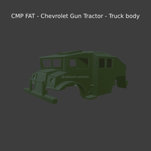 cmp fat - chevrolet gun tractor truck body game collectible model car rc hobby retro classic vintage diecast hot wheels 1 43 32 64 matchbox kit custom american slot military gmp chevy cgt field artillery war ii wwii canadian vehicle pattern 3d print model - Mito3D