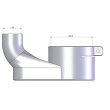 cnc 6040 de sucção ferramenta 3d print model - Mito3D
