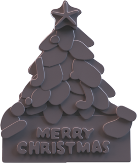 cnc Navidad árbol modelo temporada vacaciones Feliz regalos 3d print model - Mito3D