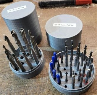 cnc cutter container 6mm 3 175mm endmill 3175mm 3d print model - Mito3D
