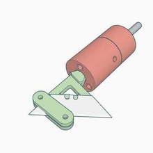 cnc sürüklemek bıçak makine aletleri 3d print model - Mito3D