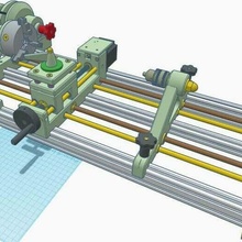 cnc Drehbank 450mm Eisen Wurm Futter Steuerung Mühle numerisch machine_tools 3d print model - Mito3D