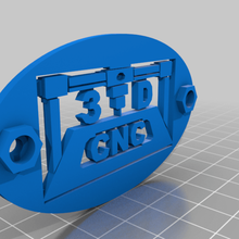 cnc de la máquina placa art diycnc diycncrouter señales logotipos 3d print model - Mito3D