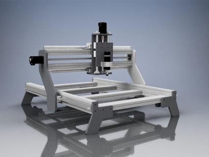 cnc project 500x700x150 mm step file included 3d print model - Mito3D
